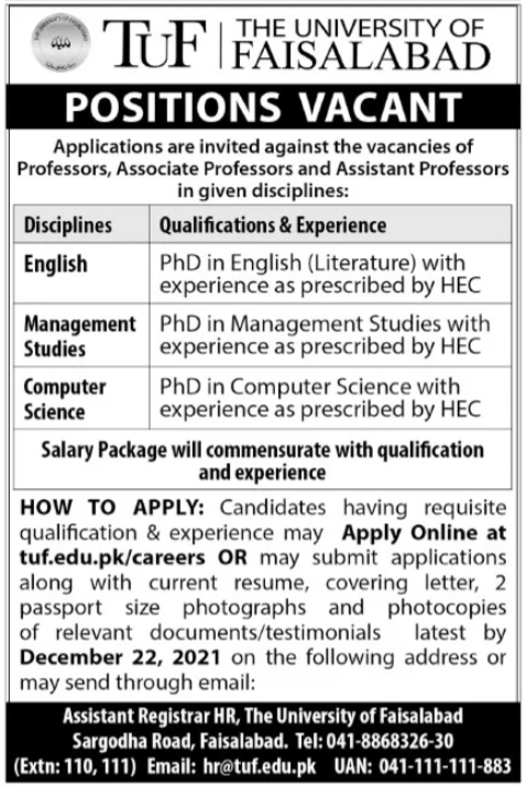 Job advertisement image.