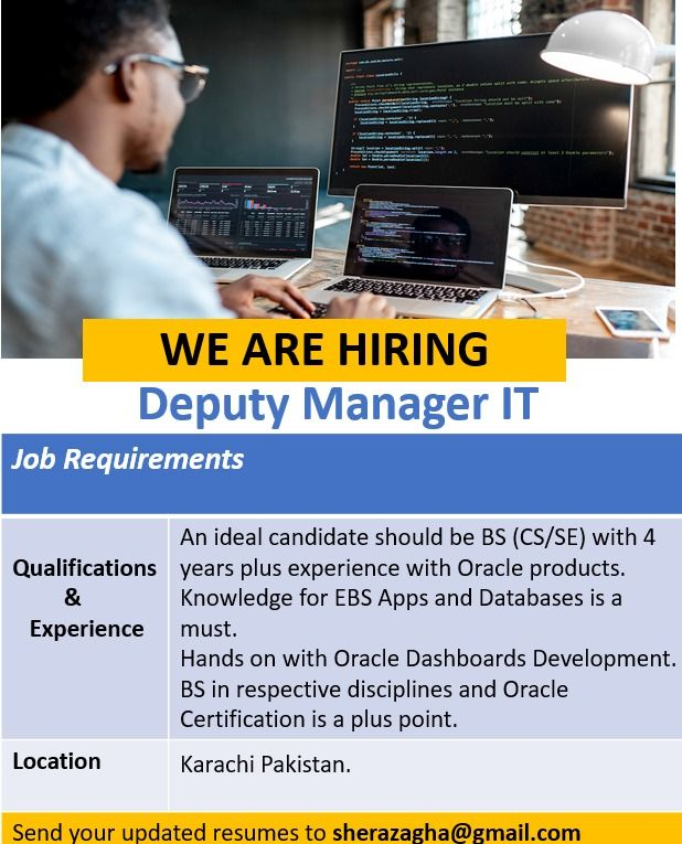 Job advertisement image.