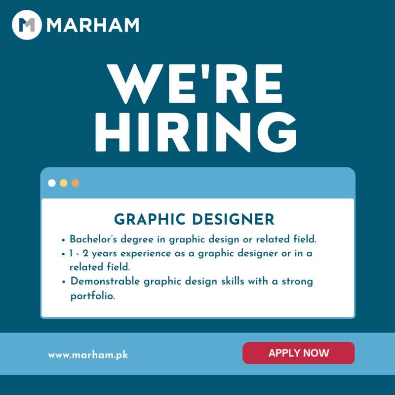 Job advertisement image.