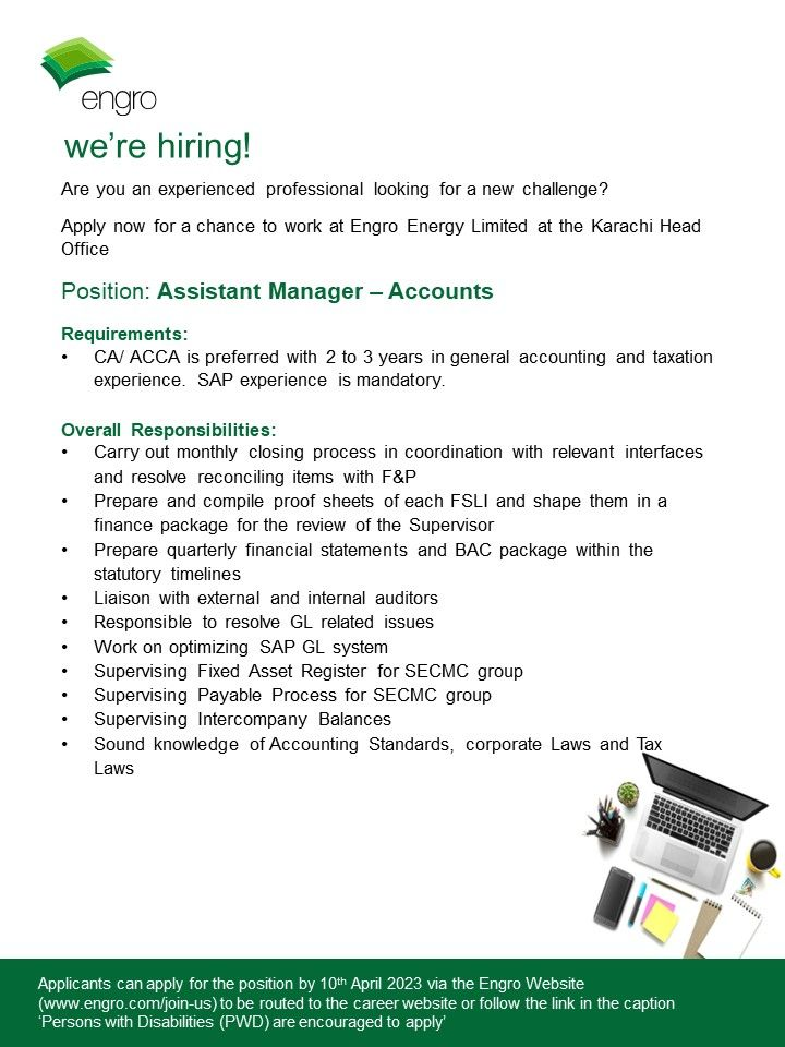 Job advertisement image.