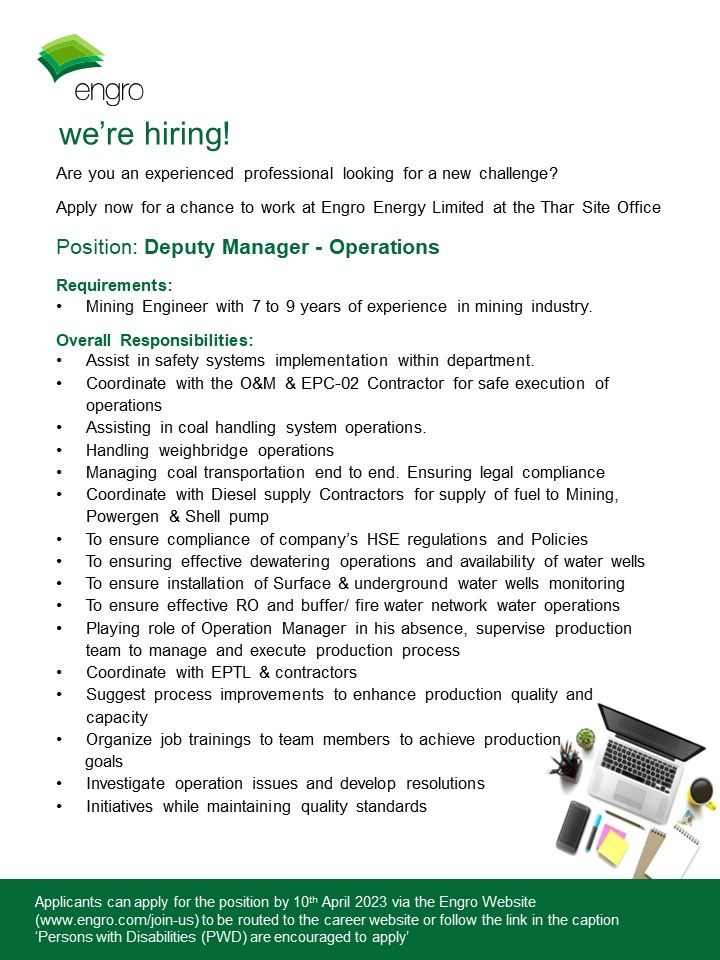 Job advertisement image.