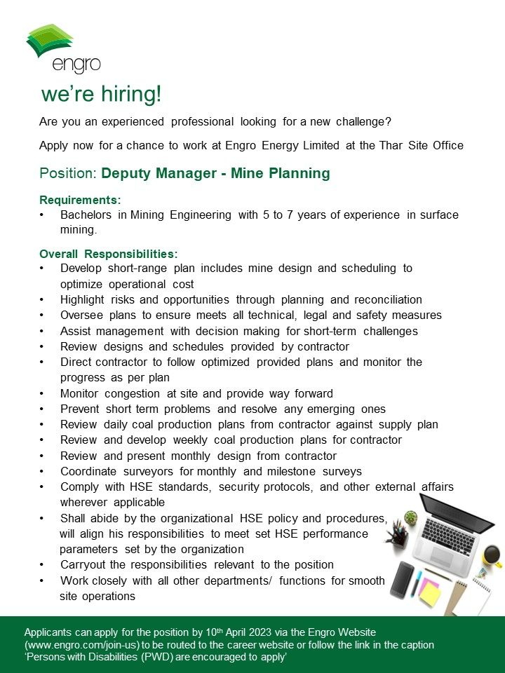 Job advertisement image.