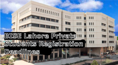 9th Class Private Student Enrollment: Lahore Board’s Online Registration and Deadlines (2023 - 2025)